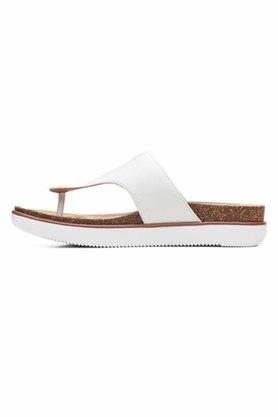 Clarks white sandals new arrivals