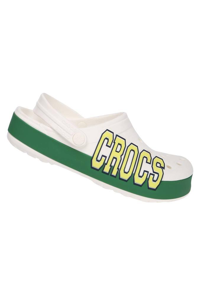 Green and white clearance crocs