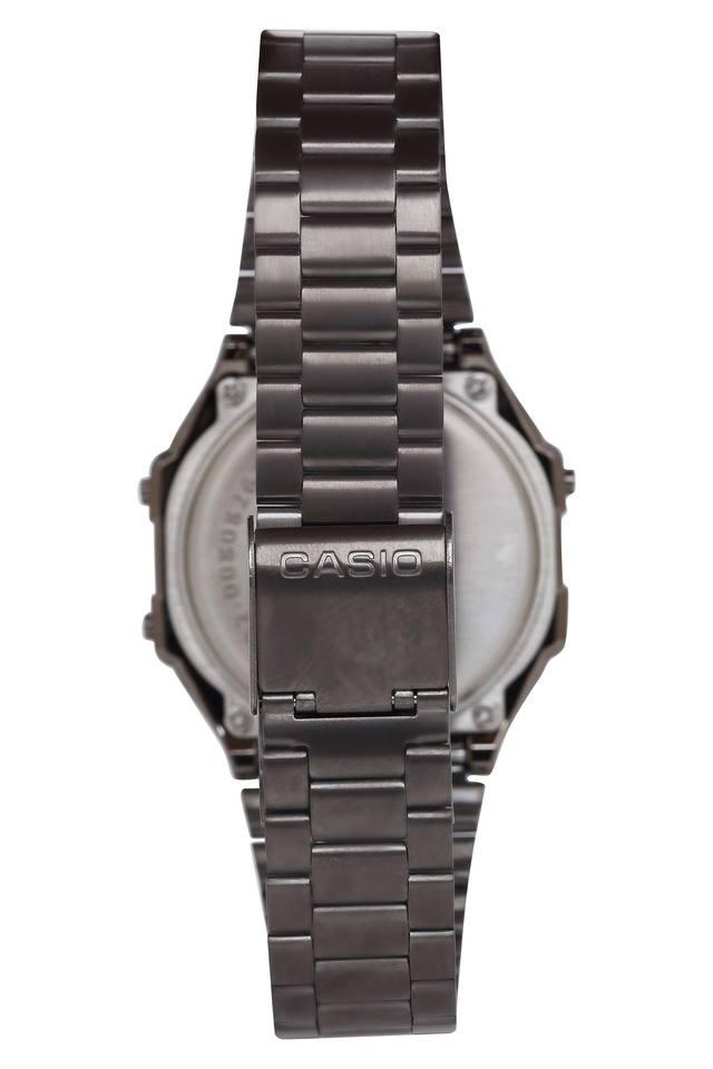 Buy CASIO Unisex Vintage Black Dial Metallic Digital Watch - D181 ...