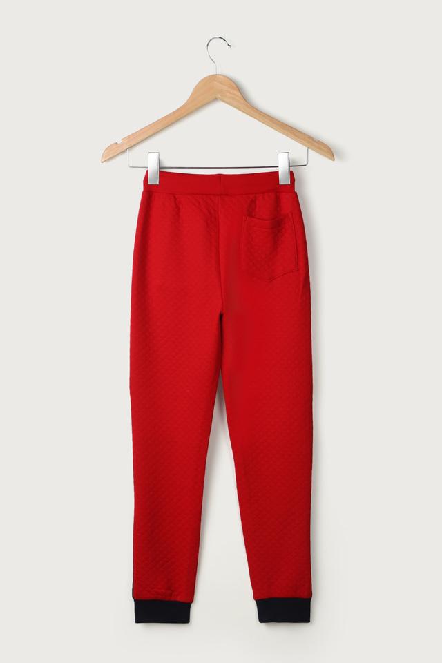 Single Red Color Relax Fit Jeans - Rohit Bal