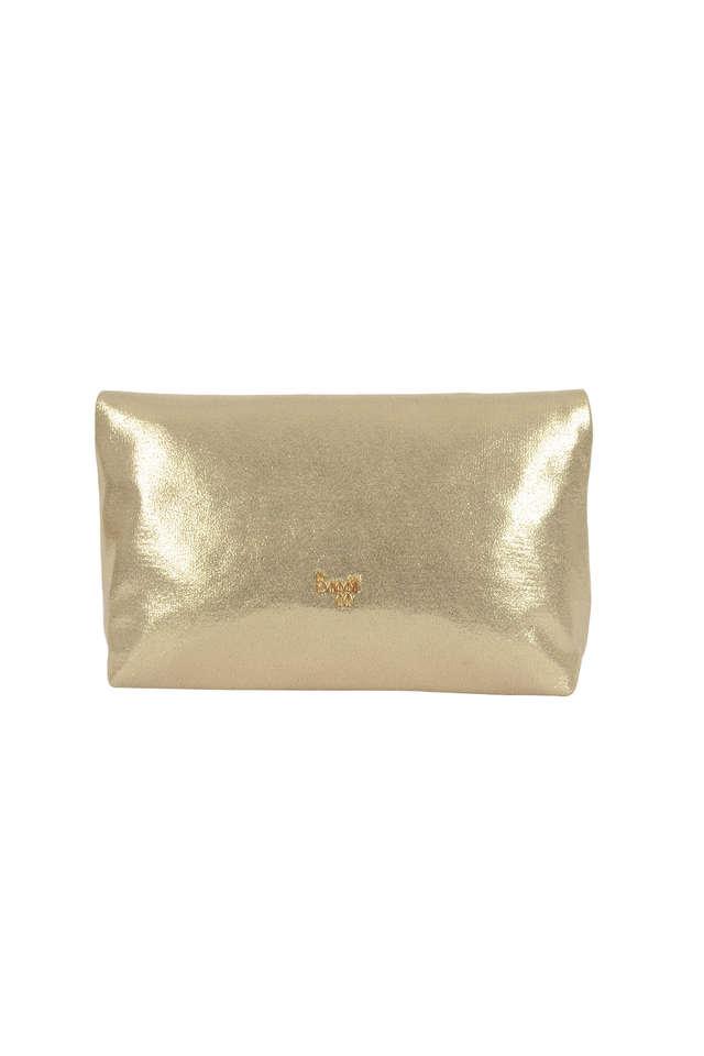 Baggit golden online clutch