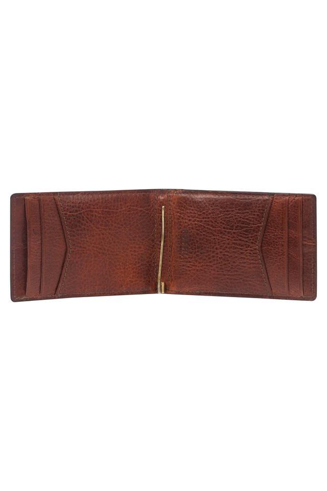 Mens Leather Money Clip Wallet