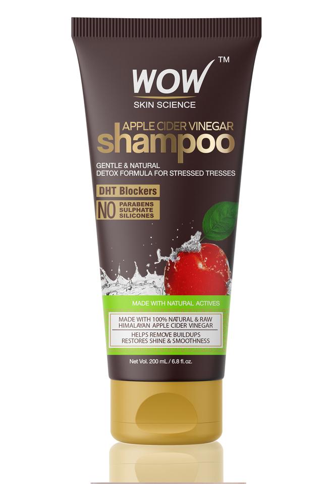 Buy WOW Apple Cider Vinegar Shampoo Tube 200 ml Shoppers Stop
