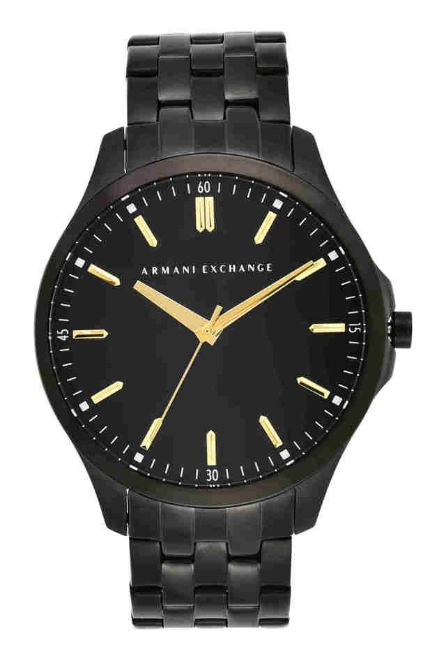 Buy ARMANI EXCHANGE Mens 45 mm Hampton Black Dial Stainless Steel Analogue Watch AX2144 Shoppers Stop