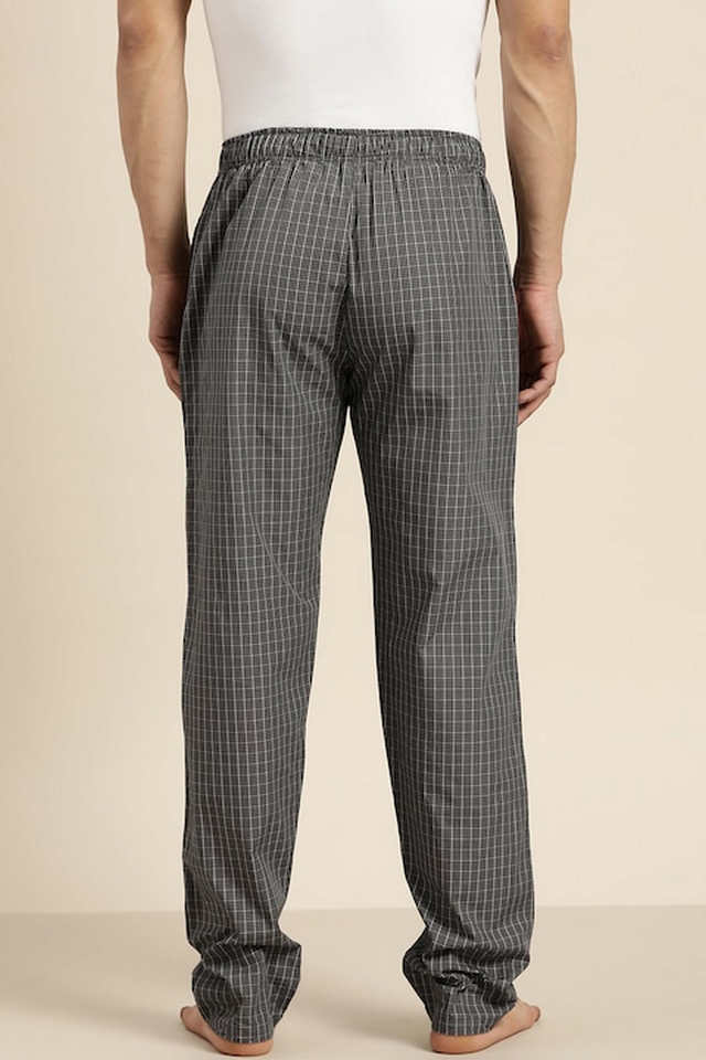 Relaxed Fit Patterned Cotton Pants