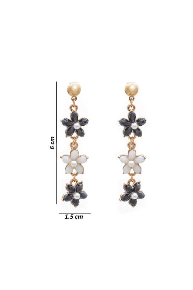 Diamond Flower Dangle Earrings, 14K Yellow Gold | Diamond Stores Long  Island - Fortunoff Jewelry – Fortunoff Fine Jewelry