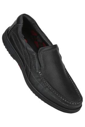 lee cooper genuine leather panelled casual shoes