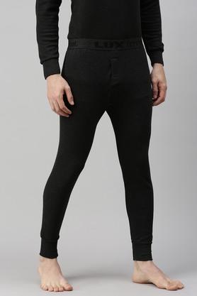 Buy Lux Cottswool Men Black & Blue Solid Cotton Blend Pack Of 2 Thermal  Pants Online at Best Prices in India - JioMart.