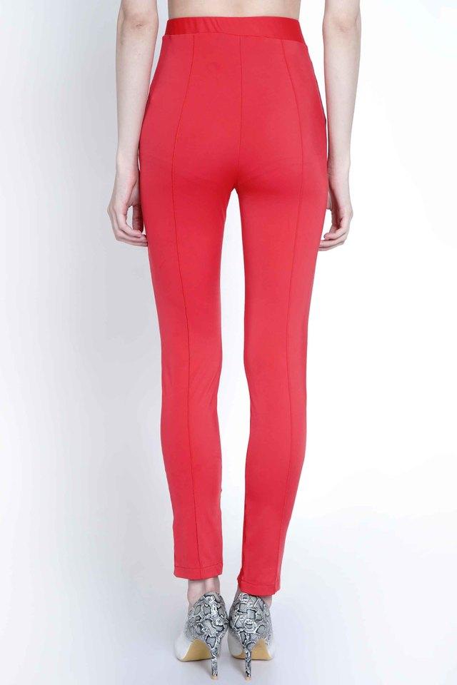 Womens red hot sale jeggings