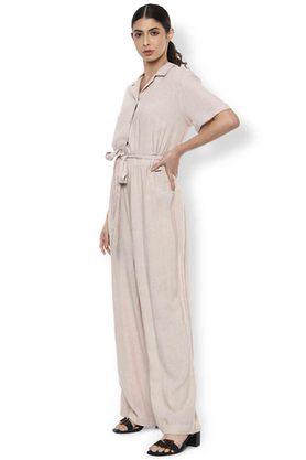 Solid Georgette Regular Fit Women's Jumpsuit