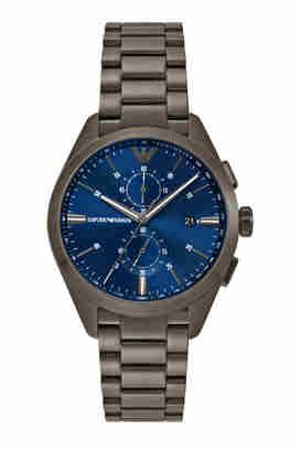 RELÓGIO EMPORIO ARMANI MUST. AZUL ( CERTILOGO ) AR11528