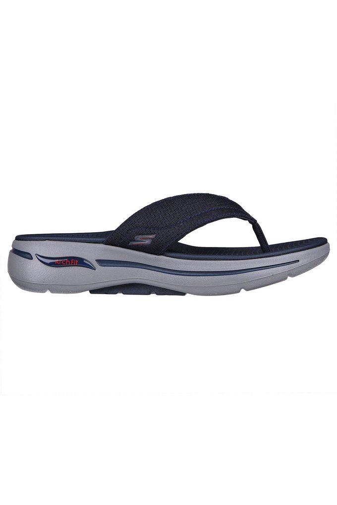 Buy SKECHERS Navy Go Walk Arch Fit Offsh Mesh Regular Slipon