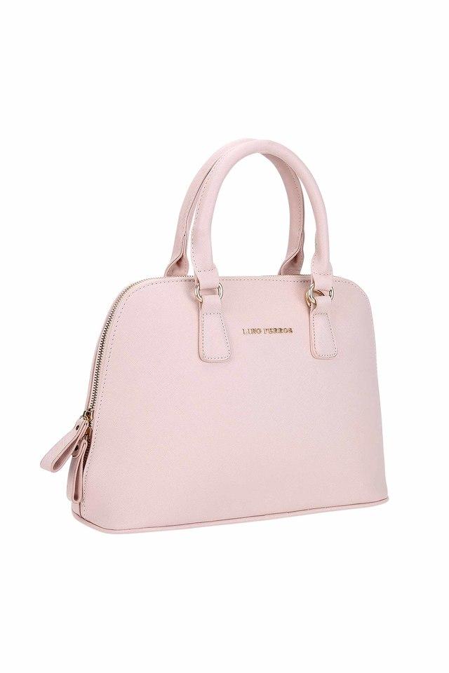  Lino Perros Womens Pink Synthetic Leather Satchel, Pink, Free  Size : Clothing, Shoes & Jewelry