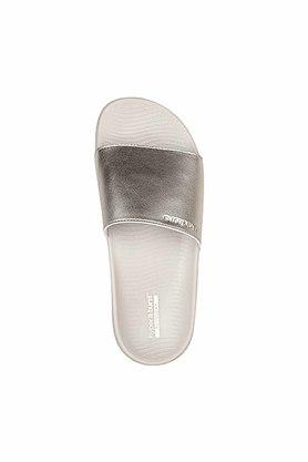 Skechers slippers shop womens gold