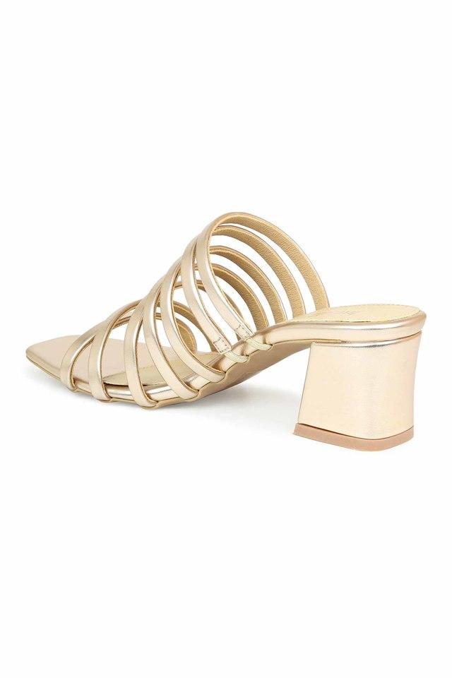 INC.5 -  Gold Sandals - Main