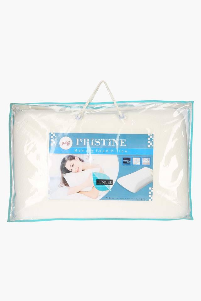 Buy FEATHERLITE Rectangular Solid Memory Foam Pillow Shoppers Stop
