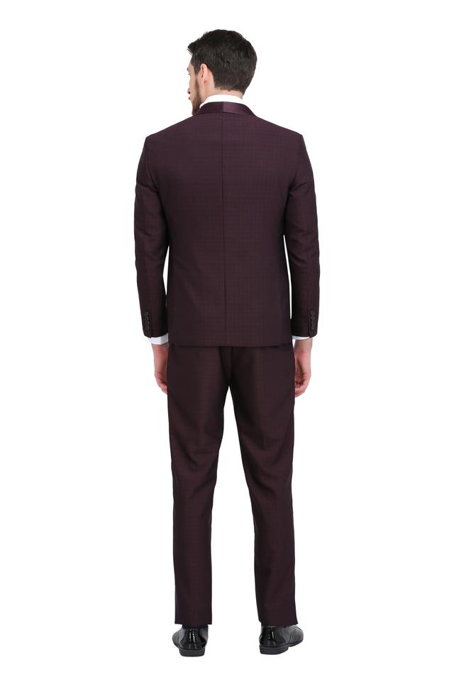 LOUIS PHILIPPE -  Maroon Suits & Blazers - Main