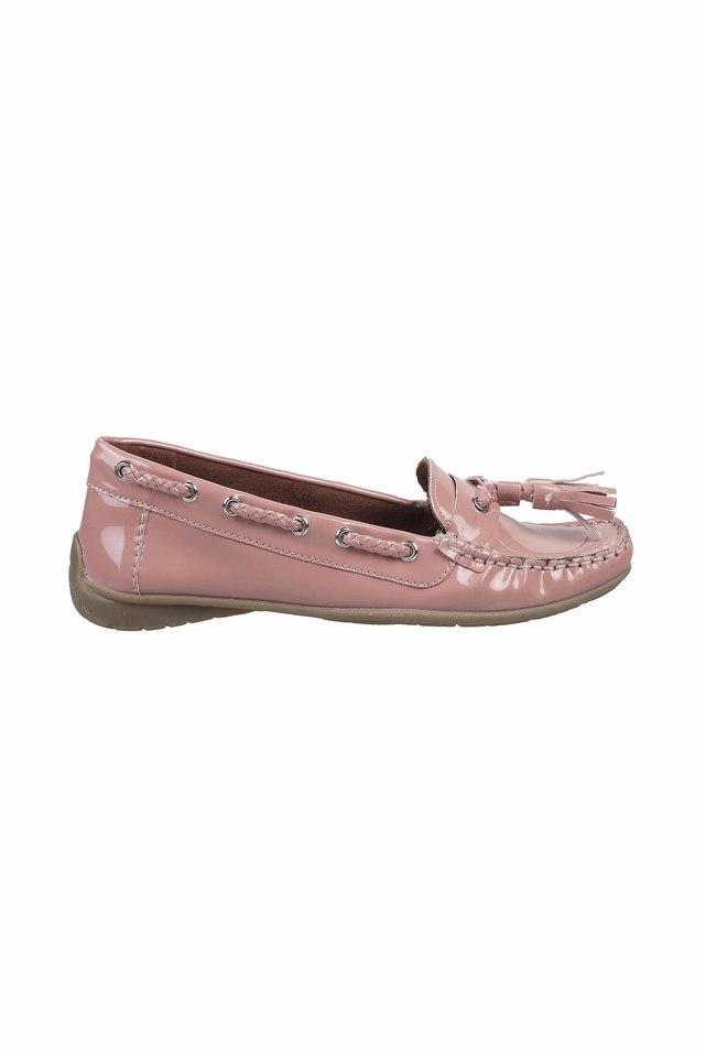 Buy CATWALK Pink Patent Tie Up Womens Casual Wear Loafers Shoppers Stop