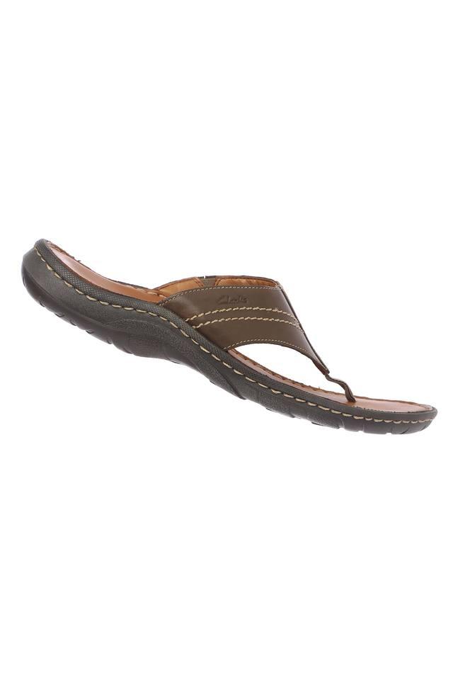 CLARKS -  Olive Flip Flops - Main