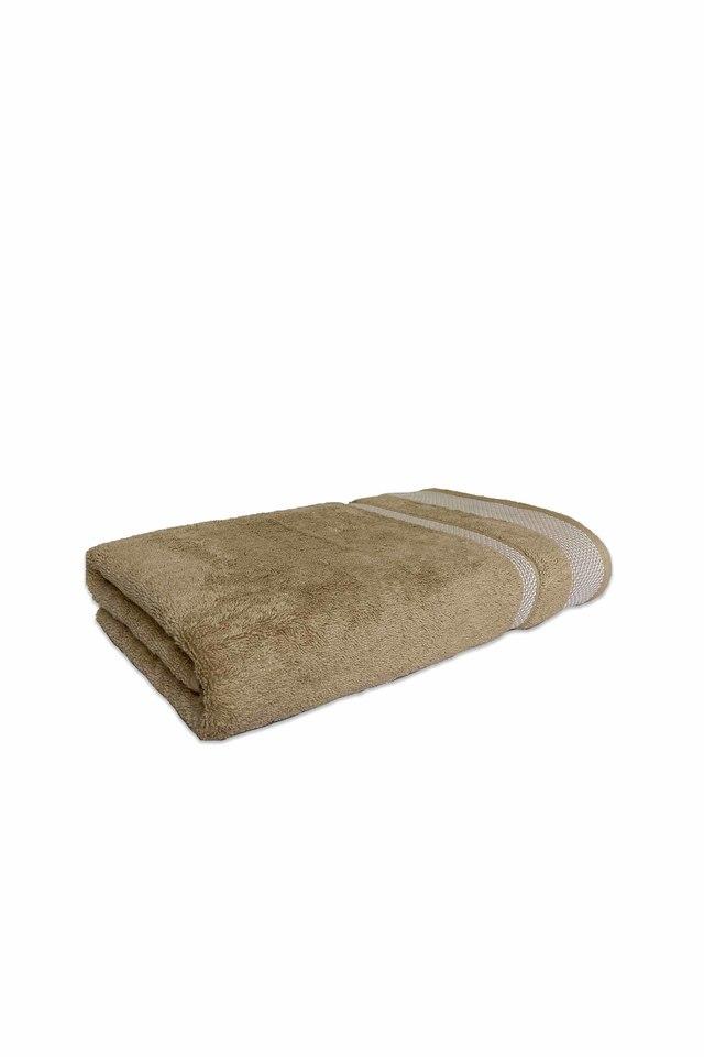 Buy SPACES Hygro 600 GSM Solid Large 1 Bath Towel Champagne Gold