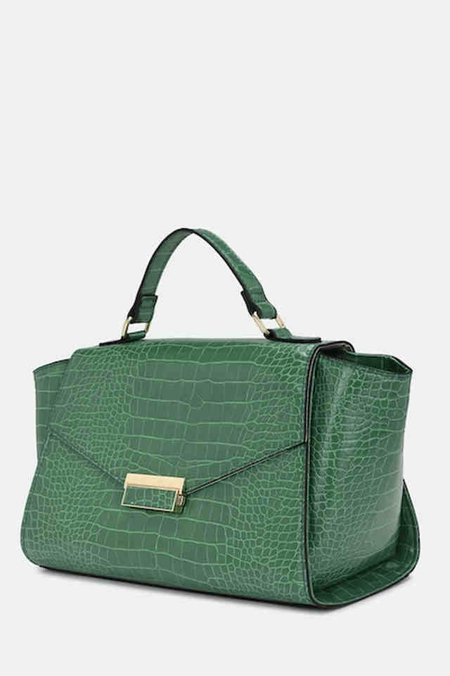 Steve Madden Crossbody Bag in Pink croc-Green