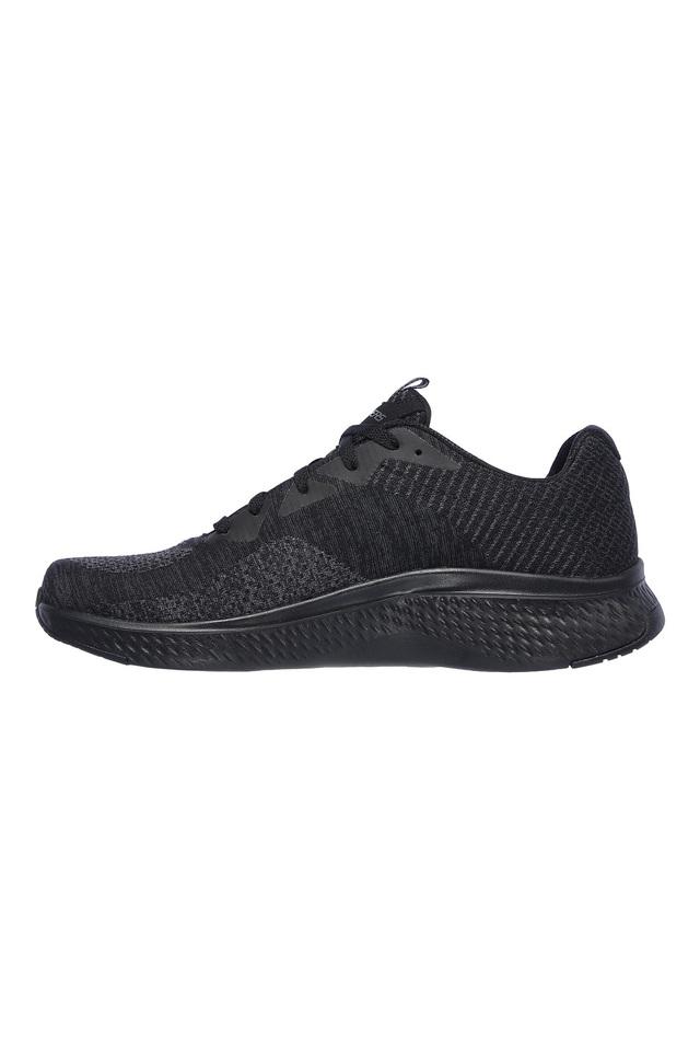 Buy SKECHERS Black Mens Knit Sports Shoes Shoppers Stop