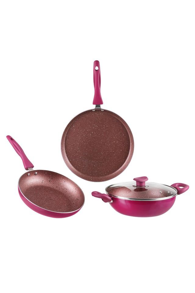 Frying pan set clearance with lids