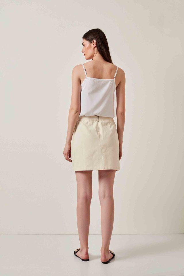 Cotton skirt off outlet white