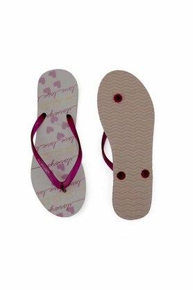 Womens I LOVE YOU Rubber Casual Flip flops