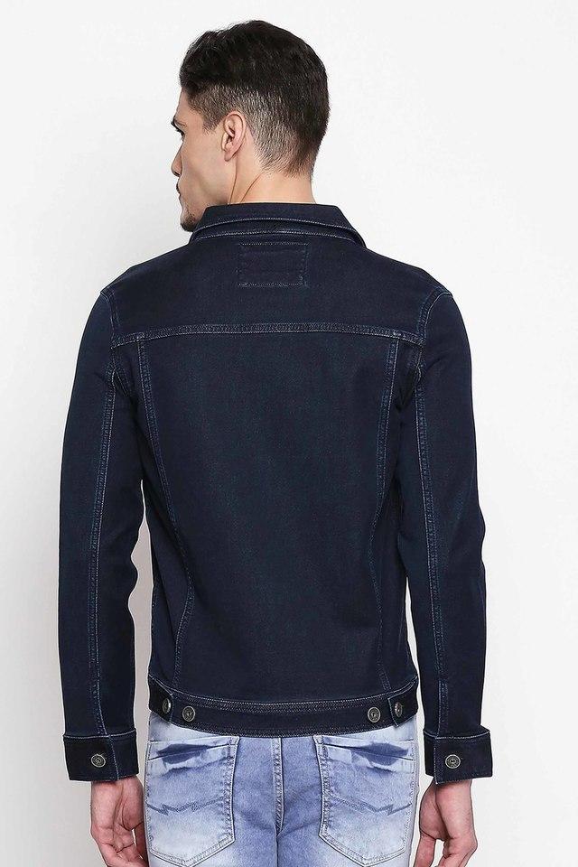 Buy Navy Velvet Jean Trucker Jacket Online at Muftijeans