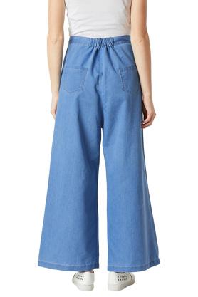 Blue Palazzo Pants for Women, High Waist Wide Leg Pants for Women, Palazzo Pants  High Rise, Light Blue High Waist Pants Womens 