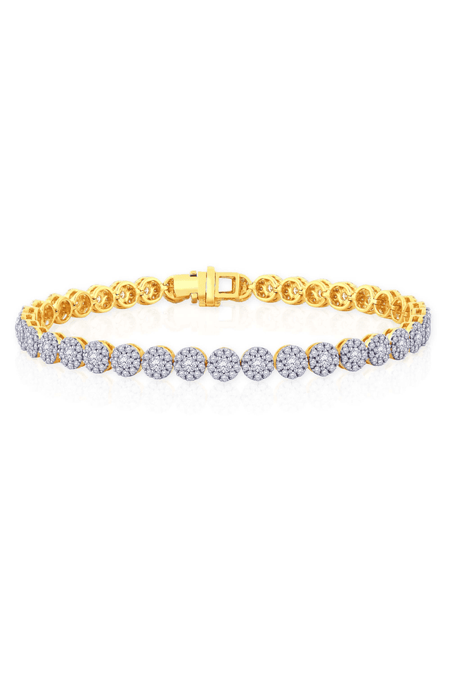 10 Pointer Single Line Tennis Bracelet