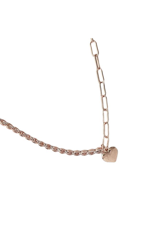 Rose gold chunky hot sale chain necklace