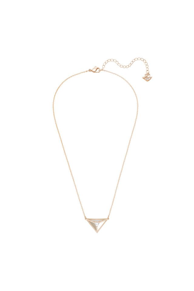 Swarovski on sale triangle necklace