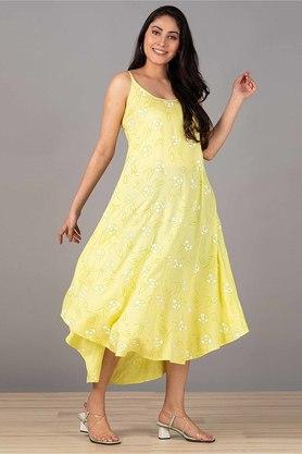 Yellow 2025 strap dress