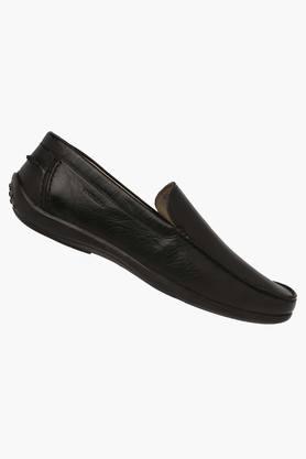 Woodland black cheap leather formal shoes