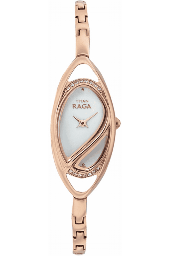 Buy Online Titan Raga Moonlight Mother of Pearl Dial Women Watch With Metal  Strap - nr95032wm02 | Titan