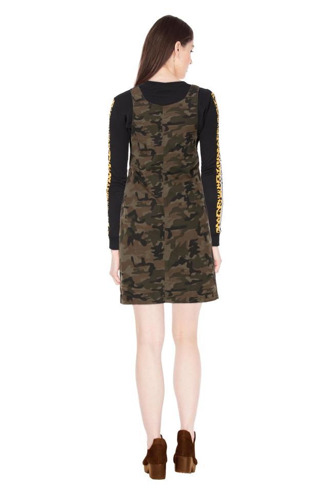 Camouflage pinafore hotsell