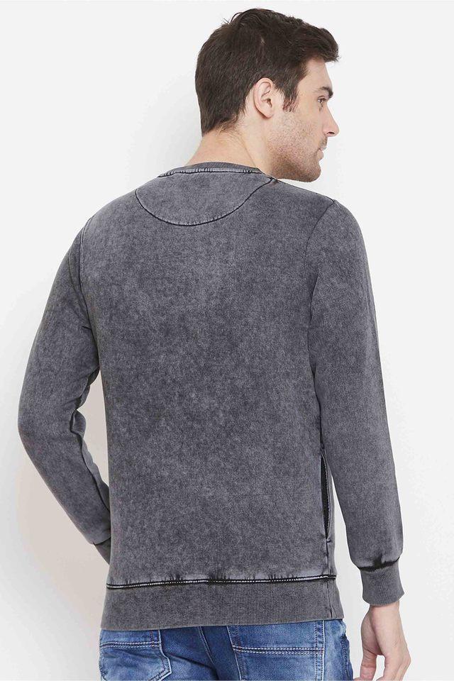 Slim fit cheap grey sweatshirt