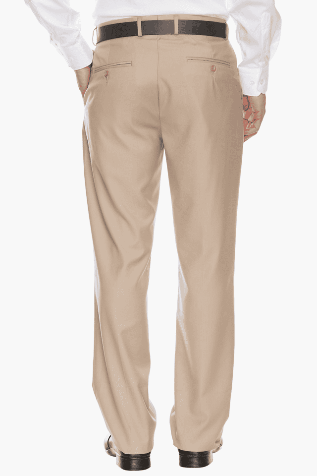 Louis Philippe Jeans Regular Fit Men Beige Trousers - Buy Louis Philippe  Jeans Regular Fit Men Beige Trousers Online at Best Prices in India