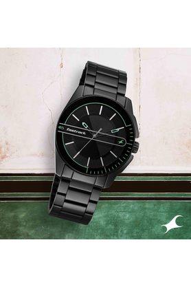 Fastrack black metal on sale watches for men