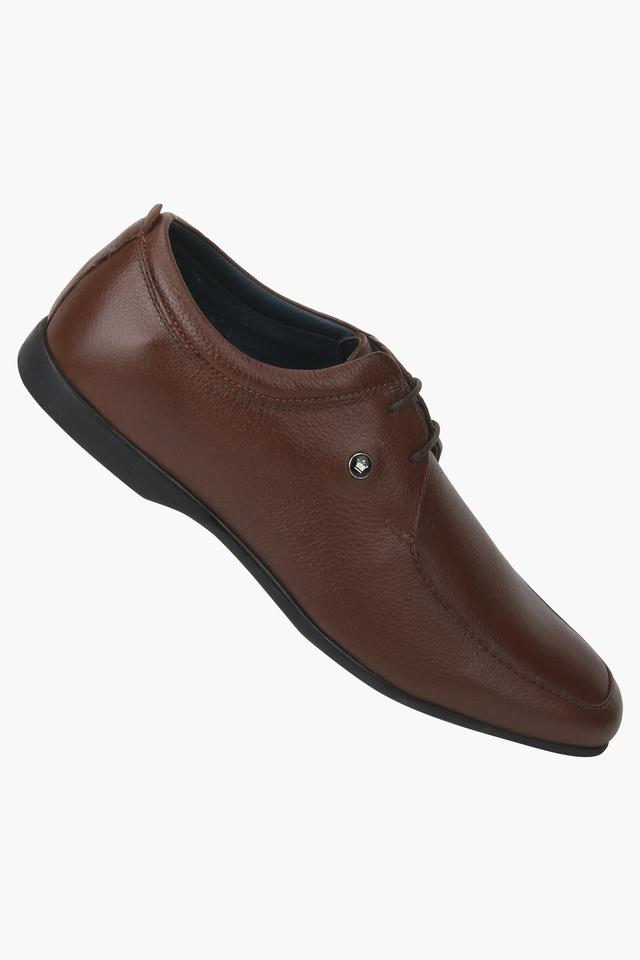 Louis philippe men's on sale derby leather formal shoes