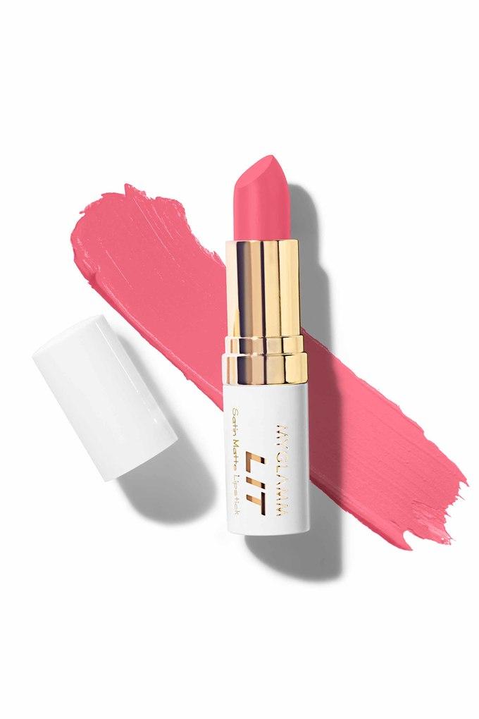 Buy MYGLAMM Baby Pink LIT Satin Matte Lipstick