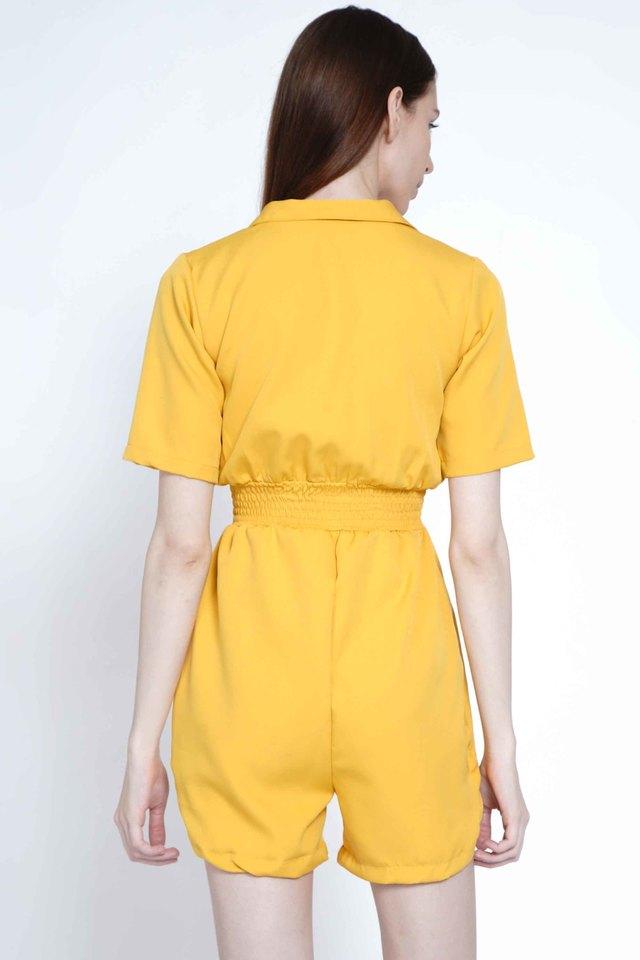 Yellow romper hot sale womens