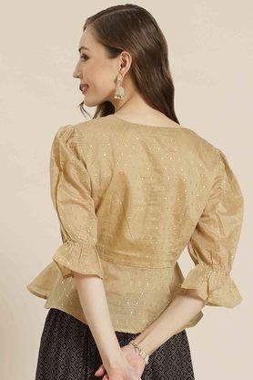 JUNIPER - Gold Blouses - Main