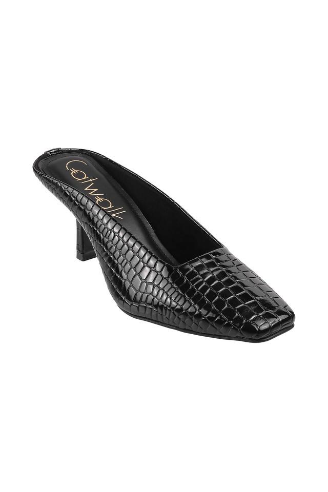 Catwalk black mules store