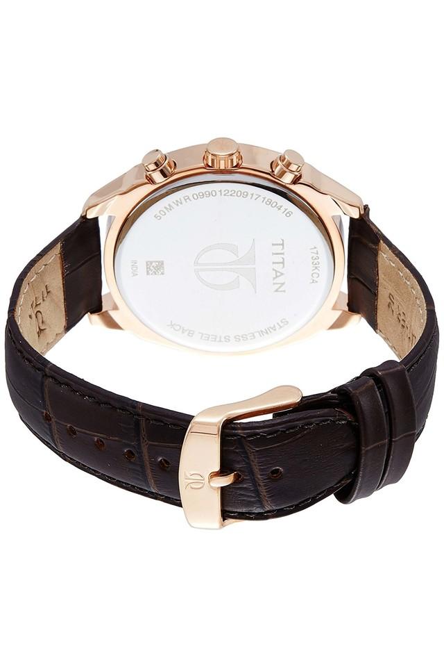 Titan leather watches online for gents