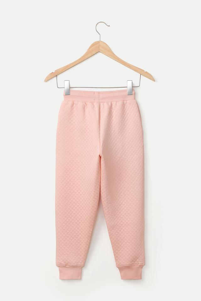 Buy LIFE Quilted Cotton Blend Regular Fit Girls Track Pants Shoppers Stop