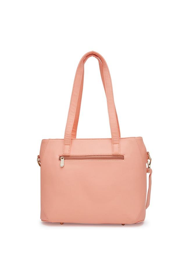 Coral store satchel handbag