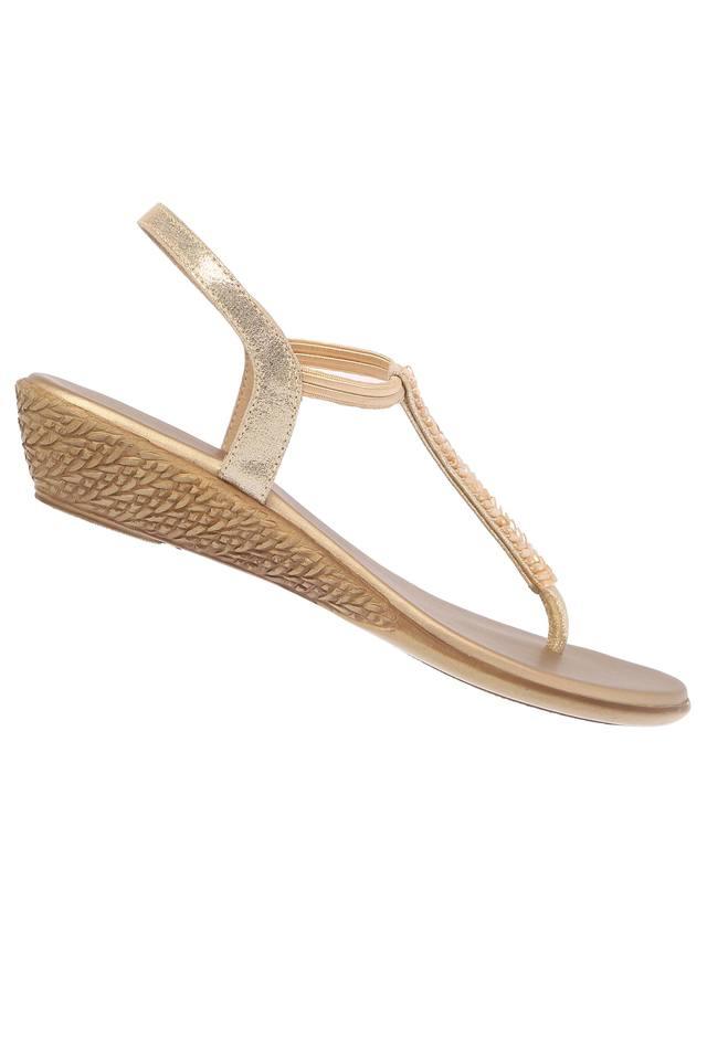 HAUTE CURRY -  Gold Sandals - Main